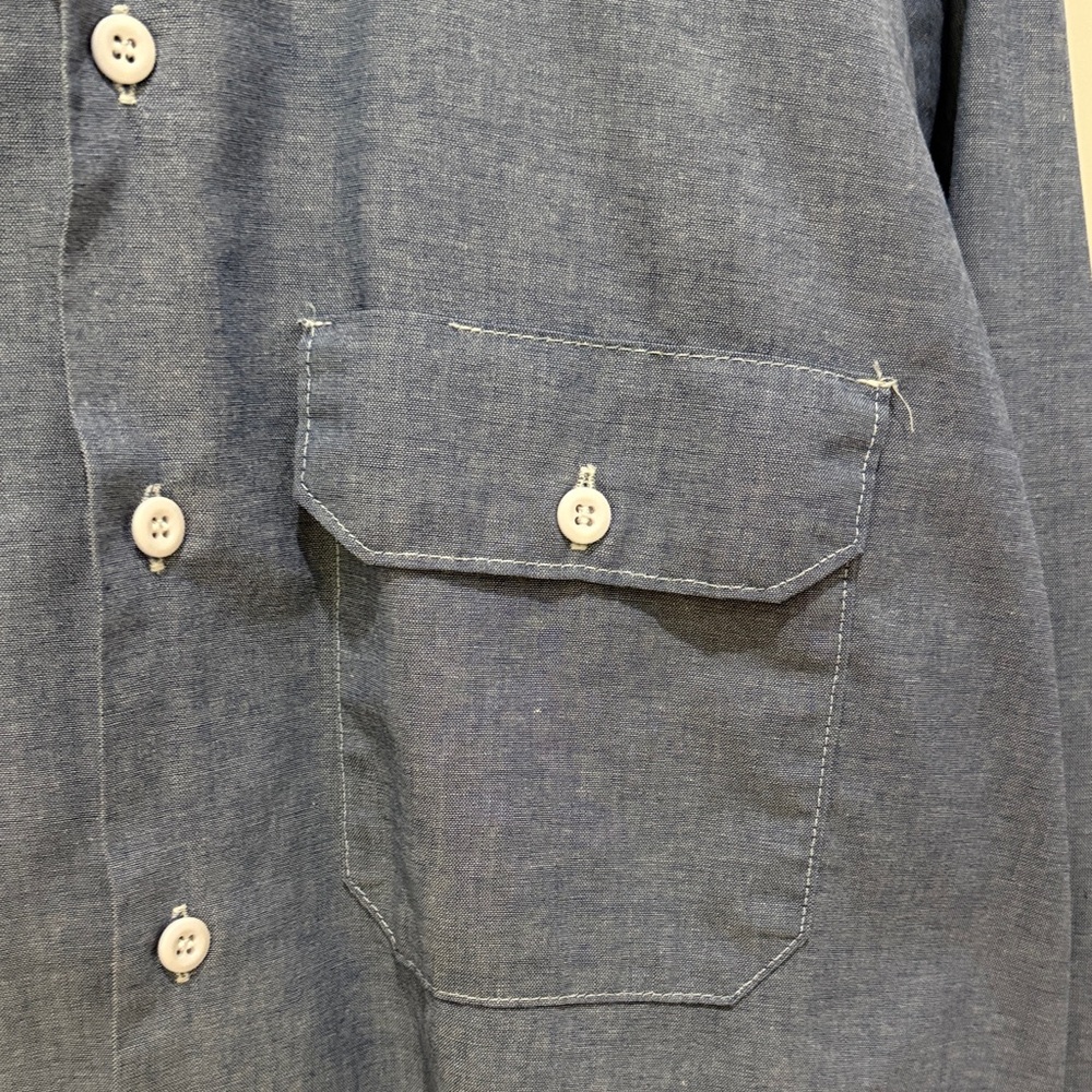 Vintage Dickies Chambray Button-Up Shirt - Picture 3 of 5